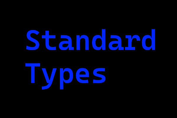 Standard Types