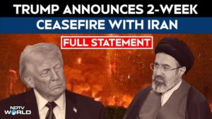 Trump Announces Iran Ceasefire